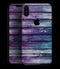 Pink & Blue Dyed Wood - iPhone XS MAX, XS/X, 8/8+, 7/7+, 5/5S/SE Skin-Kit (All iPhones Available)
