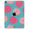 Pink & Blue Floral Illustration - Full Body Skin Decal for the Apple iPad Pro 12.9", 11", 10.5", 9.7", Air or Mini (All Models Available)