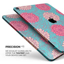 Pink & Blue Floral Illustration - Full Body Skin Decal for the Apple iPad Pro 12.9", 11", 10.5", 9.7", Air or Mini (All Models Available)