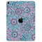 Pink & Blue Flowered Pattern - Full Body Skin Decal for the Apple iPad Pro 12.9", 11", 10.5", 9.7", Air or Mini (All Models Available)