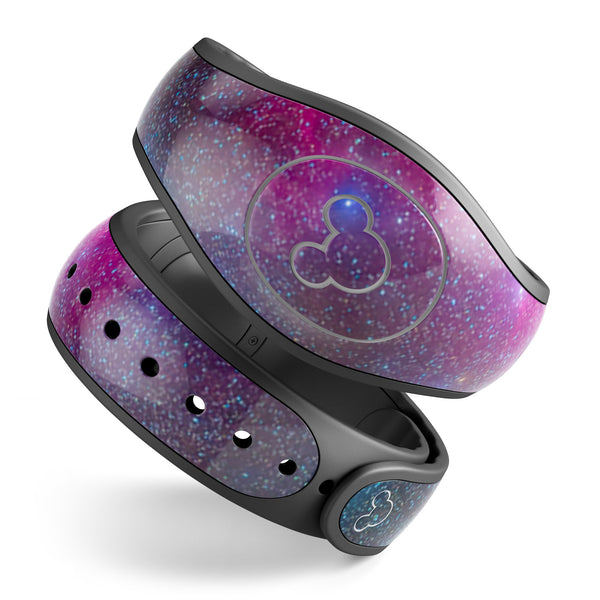 Pink & Blue Galaxy - Decal Skin Wrap Kit for the Disney Magic Band