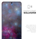Pink & Blue Galaxy - Premium Vinyl Skin Decal for Samsung Galaxy S25 Ultra, S24, S23, S22 & All Galaxy S Models