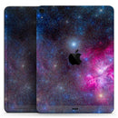 Pink & Blue Galaxy - Full Body Skin Decal for the Apple iPad Pro 12.9", 11", 10.5", 9.7", Air or Mini (All Models Available)
