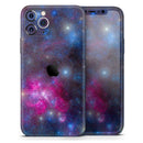 Pink & Blue Galaxy - Protective Skin Wrap & Decal – Compatible with iPhone SE to iPhone 17 Pro Max (All Models)