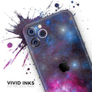 Pink & Blue Galaxy - Protective Skin Wrap & Decal – Compatible with iPhone SE to iPhone 17 Pro Max (All Models)