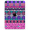 Pink & Teal Modern Colored Aztec Pattern - Full Body Skin Decal for the Apple iPad Pro 12.9", 11", 10.5", 9.7", Air or Mini (All Models Available)