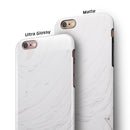 Pink 29 Textured Marble iPhone 6/6s or 6/6s Plus 2-Piece Hybrid INK-Fuzed Case