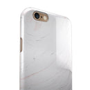 Pink 29 Textured Marble iPhone 6/6s or 6/6s Plus 2-Piece Hybrid INK-Fuzed Case