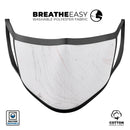 Pink 29 Textured Marble - Made in USA Mouth Cover Unisex Anti-Dust Cotton Blend Reusable & Washable Face Mask with Adjustable Sizing for Adult or Child