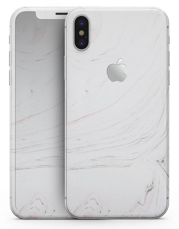 Pink 29 Textured Marble - iPhone X Skin-Kit