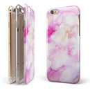 Pink 32 Absorbed Watercolor Texture iPhone 6/6s or 6/6s Plus 2-Piece Hybrid INK-Fuzed Case