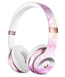 Pink 32 Absorbed Watercolor Texture Full-Body Skin Kit for the Beats by Dre Solo 3 Wireless Headphones