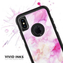 Pink 32 Absorbed Watercolor Texture - Skin Kit for the iPhone OtterBox Cases