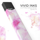 Pink 32 Absorbed Watercolor Texture - Premium Decal Protective Skin-Wrap Sticker compatible with the Juul Labs vaping device