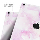 Pink 32 Absorbed Watercolor Texture - Full Body Skin Decal for the Apple iPad Pro 12.9", 11", 10.5", 9.7", Air or Mini (All Models Available)