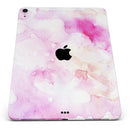 Pink 32 Absorbed Watercolor Texture - Full Body Skin Decal for the Apple iPad Pro 12.9", 11", 10.5", 9.7", Air or Mini (All Models Available)