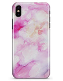 Pink 32 Absorbed Watercolor Texture - iPhone X Clipit Case