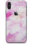 Pink 32 Absorbed Watercolor Texture - iPhone X Skin-Kit