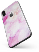 Pink 32 Absorbed Watercolor Texture - iPhone X Skin-Kit