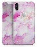 Pink 32 Absorbed Watercolor Texture - iPhone X Skin-Kit