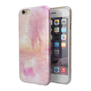 Pink 42 Absorbed Watercolor Texture iPhone 6/6s or 6/6s Plus 2-Piece Hybrid INK-Fuzed Case