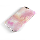 Pink 42 Absorbed Watercolor Texture iPhone 6/6s or 6/6s Plus 2-Piece Hybrid INK-Fuzed Case
