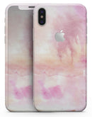 Pink 42 Absorbed Watercolor Texture - iPhone X Skin-Kit