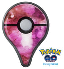Pink 72 Absorbed Watercolor Texture Pokémon GO Plus Vinyl Protective Decal Skin Kit
