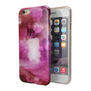 Pink 72 Absorbed Watercolor Texture iPhone 6/6s or 6/6s Plus 2-Piece Hybrid INK-Fuzed Case