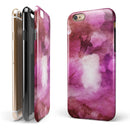 Pink 72 Absorbed Watercolor Texture iPhone 6/6s or 6/6s Plus 2-Piece Hybrid INK-Fuzed Case