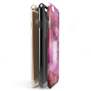 Pink 72 Absorbed Watercolor Texture iPhone 6/6s or 6/6s Plus 2-Piece Hybrid INK-Fuzed Case