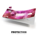 Pink 72 Absorbed Watercolor Texture - Premium Protective Decal Skin-Kit for the Apple Credit Card
