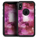 Pink 72 Absorbed Watercolor Texture - Skin Kit for the iPhone OtterBox Cases