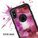 Pink 72 Absorbed Watercolor Texture - Skin Kit for the iPhone OtterBox Cases