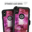 Pink 72 Absorbed Watercolor Texture - Skin Kit for the iPhone OtterBox Cases