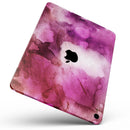 Pink 72 Absorbed Watercolor Texture - Full Body Skin Decal for the Apple iPad Pro 12.9", 11", 10.5", 9.7", Air or Mini (All Models Available)