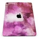 Pink 72 Absorbed Watercolor Texture - Full Body Skin Decal for the Apple iPad Pro 12.9", 11", 10.5", 9.7", Air or Mini (All Models Available)
