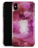 Pink 72 Absorbed Watercolor Texture - iPhone X Clipit Case