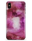 Pink 72 Absorbed Watercolor Texture - iPhone X Clipit Case