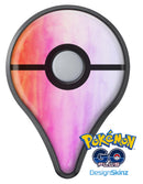 Pink 8682 Absorbed Watercolor Texture Pokémon GO Plus Vinyl Protective Decal Skin Kit
