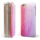 Pink 8682 Absorbed Watercolor Texture iPhone 6/6s or 6/6s Plus 2-Piece Hybrid INK-Fuzed Case