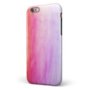 Pink 8682 Absorbed Watercolor Texture iPhone 6/6s or 6/6s Plus 2-Piece Hybrid INK-Fuzed Case