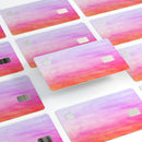 Pink 8682 Absorbed Watercolor Texture - Premium Protective Decal Skin-Kit for the Apple Credit Card