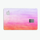 Pink 8682 Absorbed Watercolor Texture - Premium Protective Decal Skin-Kit for the Apple Credit Card