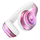 Pink 8682 Absorbed Watercolor Texture Full-Body Skin Kit for the Beats by Dre Solo 3 Wireless Headphones