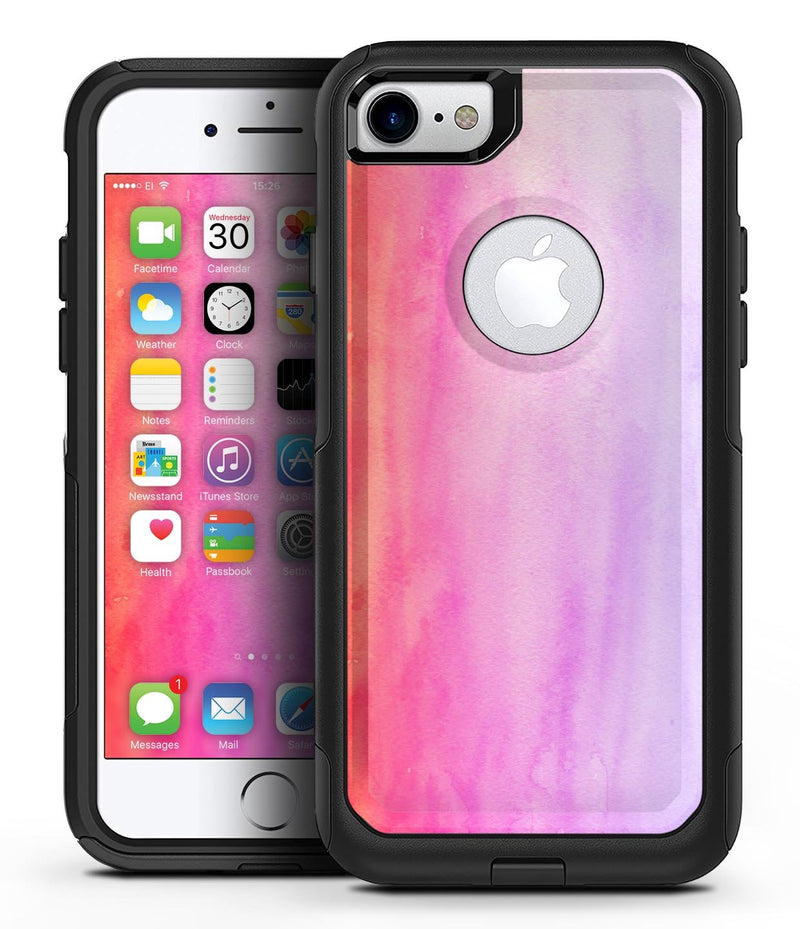 Pink 8682 Absorbed Watercolor Texture - iPhone 7 or 8 OtterBox Case & Skin Kits