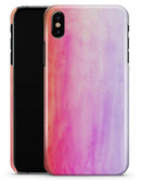 Pink 8682 Absorbed Watercolor Texture - iPhone X Clipit Case
