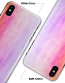 Pink 8682 Absorbed Watercolor Texture - iPhone X Clipit Case