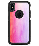 Pink 8682 Absorbed Watercolor Texture - iPhone X OtterBox Case & Skin Kits