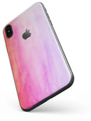 Pink 8682 Absorbed Watercolor Texture - iPhone X Skin-Kit